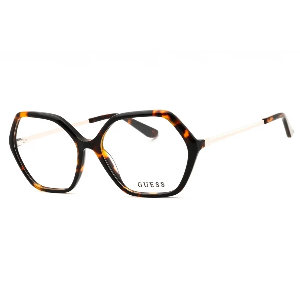 NWT Guess GU50149 Dark Havana Round 54mm Eyeglasses